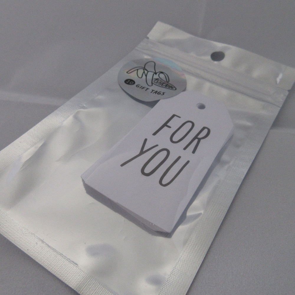 For You Set of 10 Letterpress Gift Tags FREE w/$20